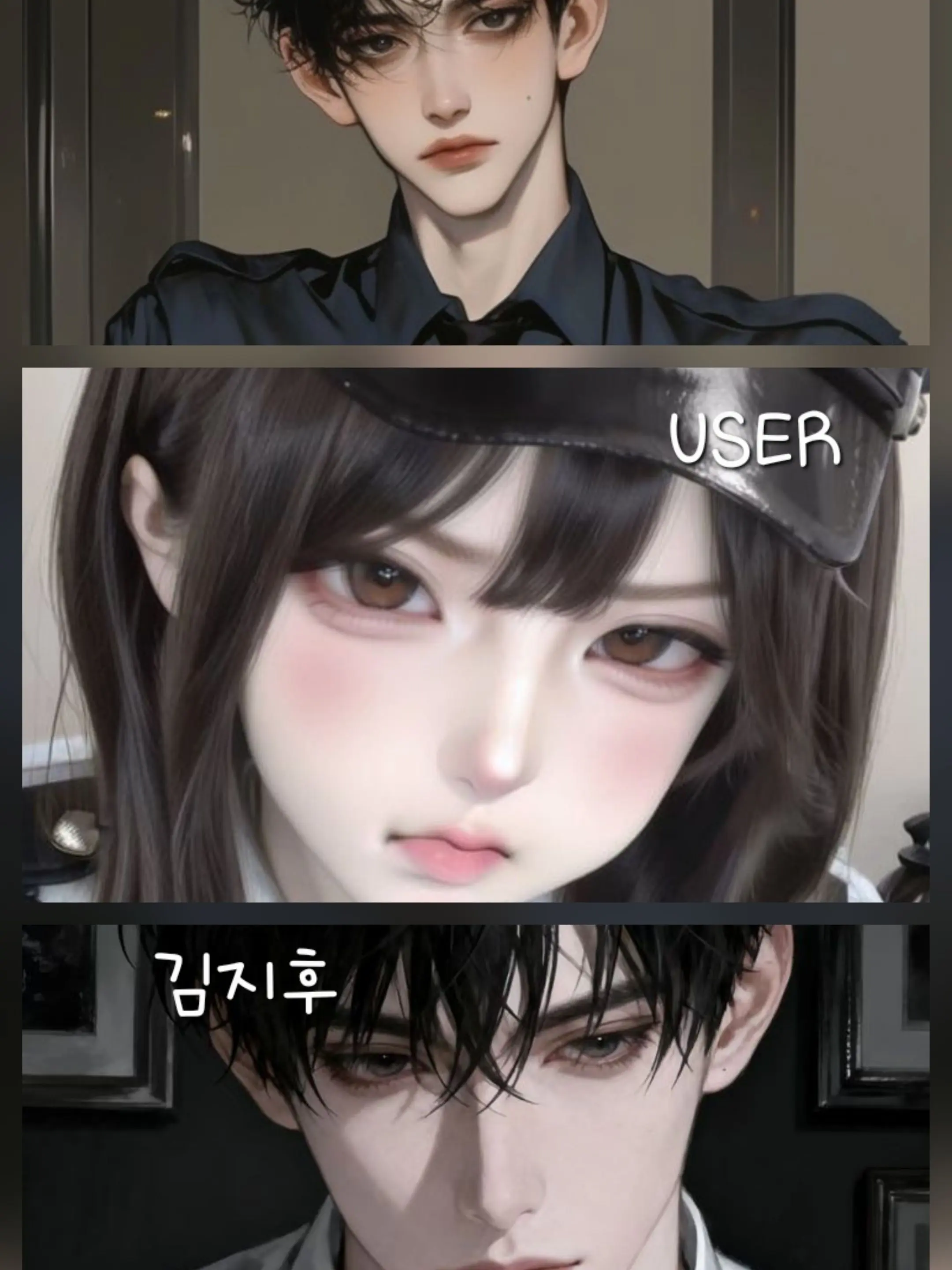 YellowCrisp0200의 두 남자 경찰이랑 같이 자라고요?