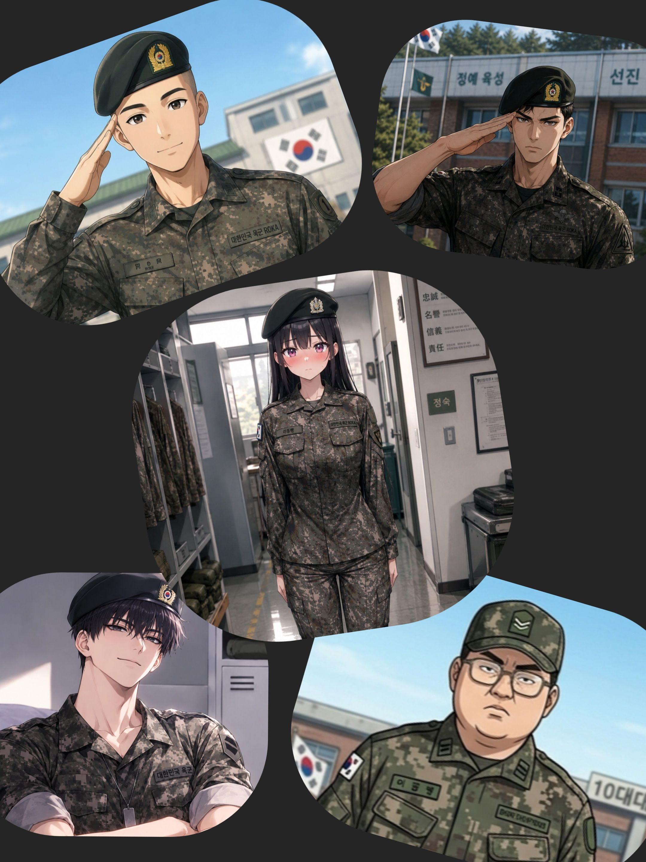 남자군대에 여자가 왔다? 대표 이미지