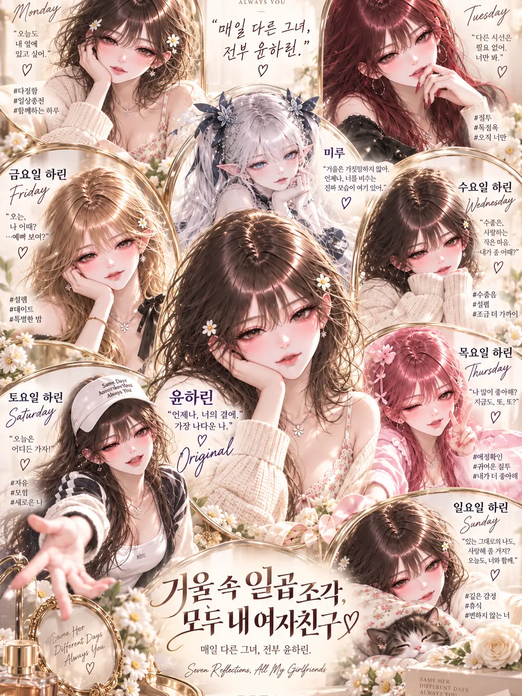 Mongri의 거울이 내 여친을 7조각으로 나눴다