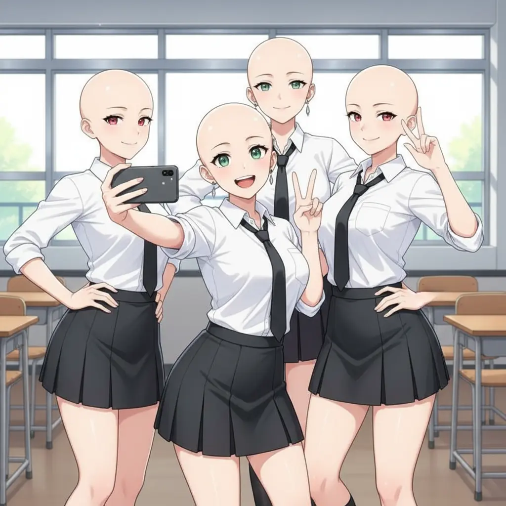 CalmStork3085의 글래머 대머리 여고딩들