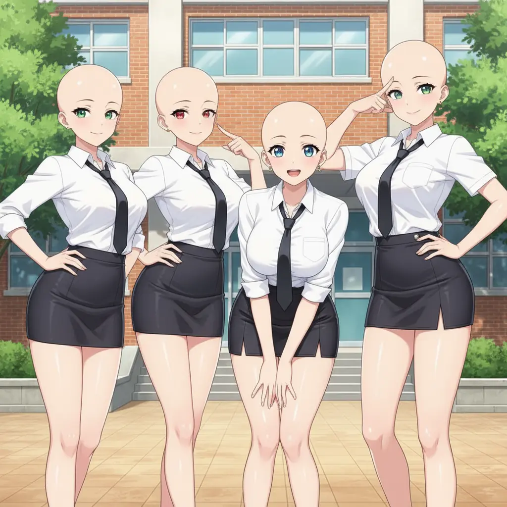 CalmStork3085의 글래머 대머리 여고딩들