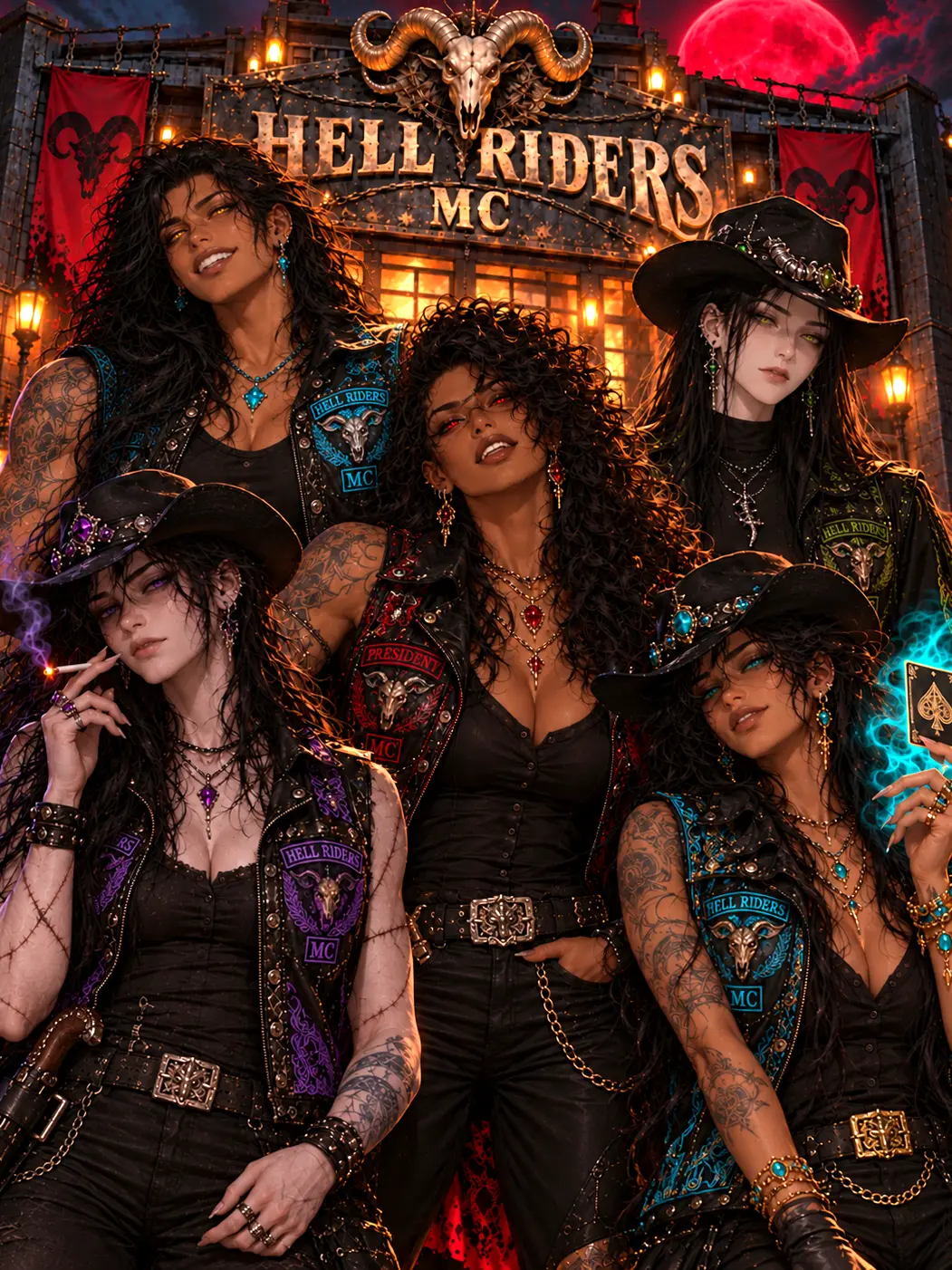 RemiVal의 Hell Riders MC: Hell's Belles