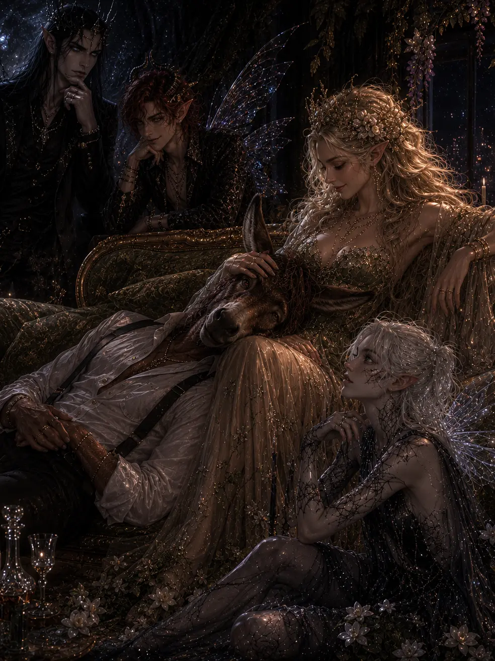 anivaangel의 Silk and Secrets: A Midsummer Night's Dream