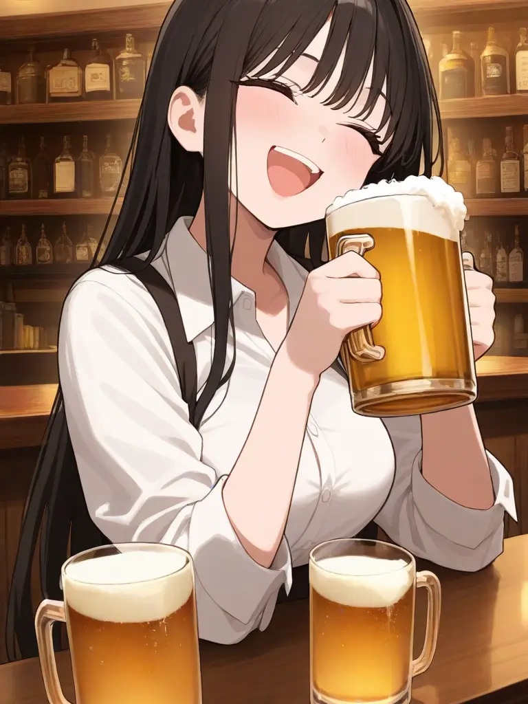 BareMall2128의 大酒豪の女の子