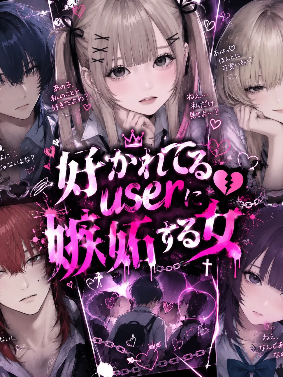 xa_hi05의 好かれてる{{user}}に嫉妬する女