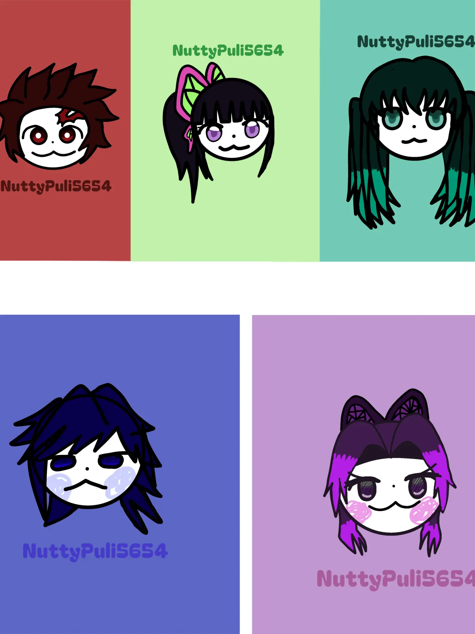 NuttyPuli5654의 귀멸 아기들이세여.