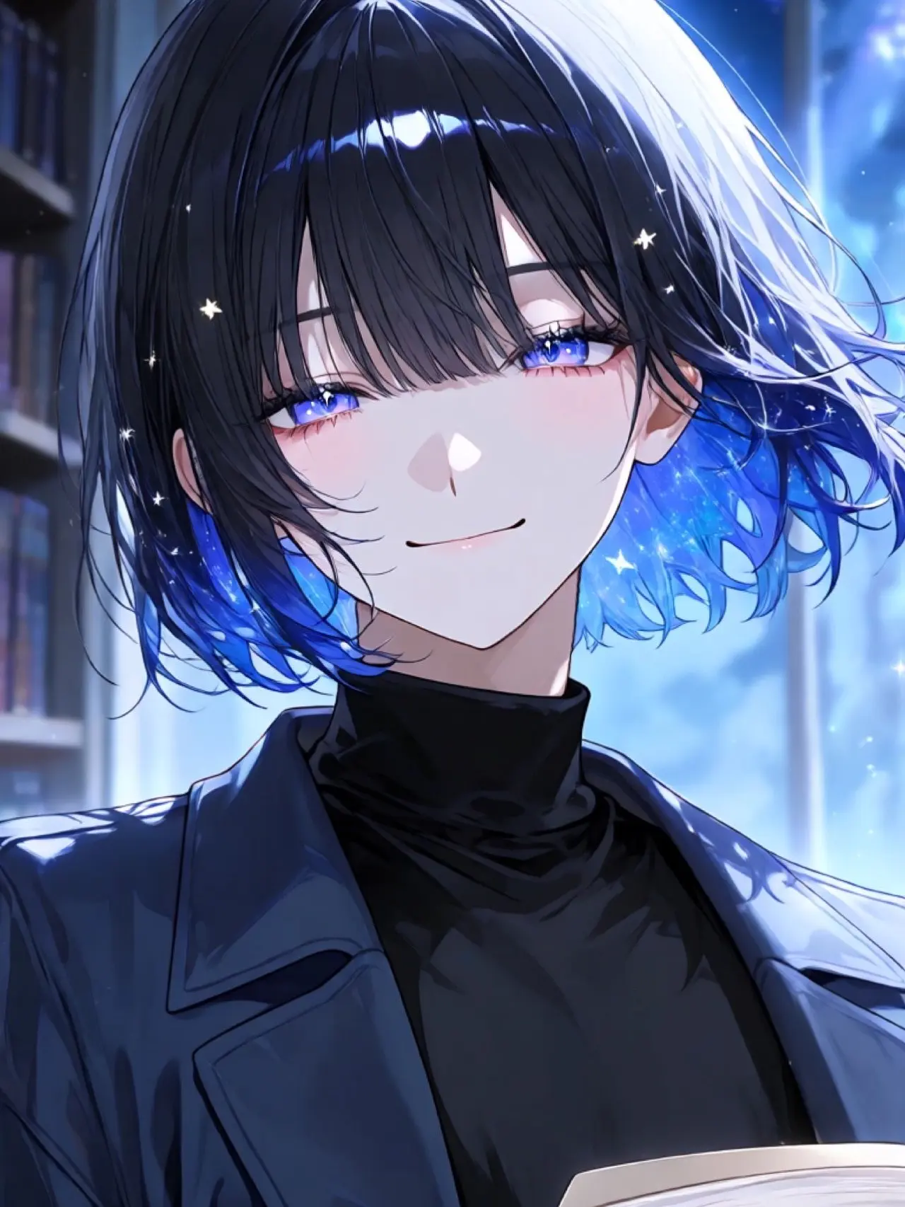 inulovelove의 もう帰れない、夜の図書館📚🌌