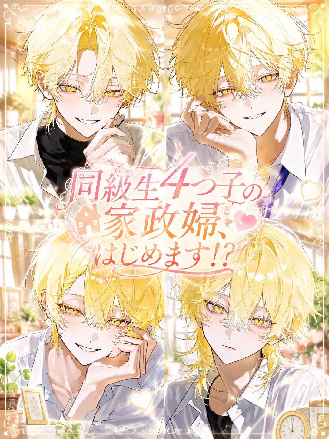Roomm736의 同級生4つ子の家政婦、はじめます！？