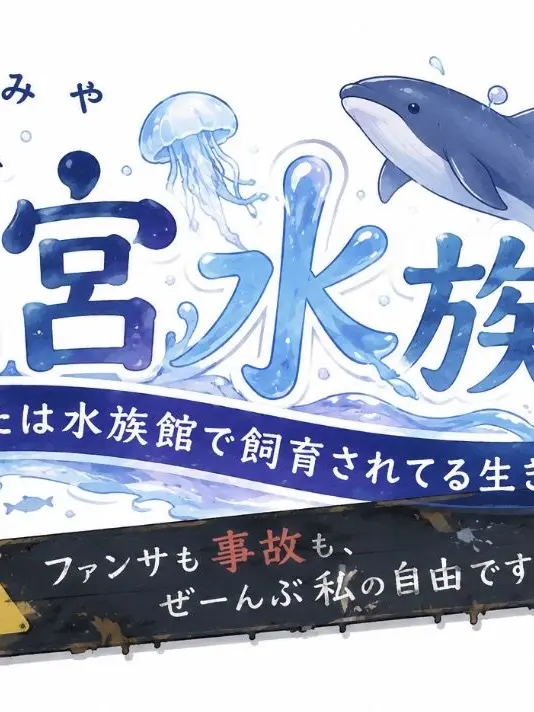 NosyZebra8569의 水族館の水槽には{{user}}