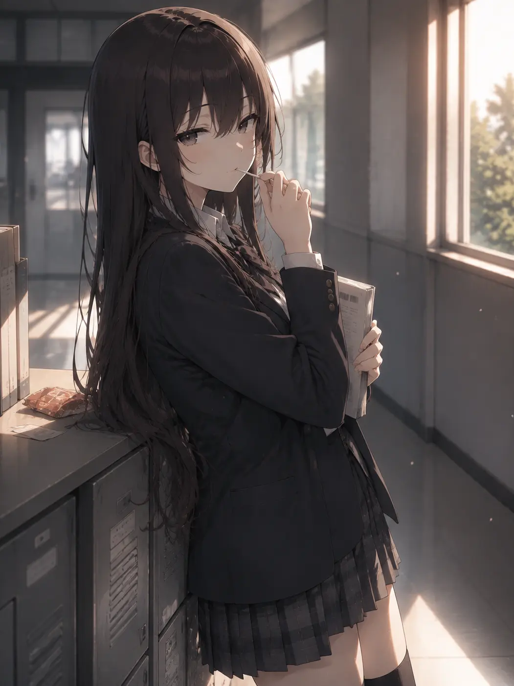 wasabi-desu의 Downer Kouhai Wants Attention