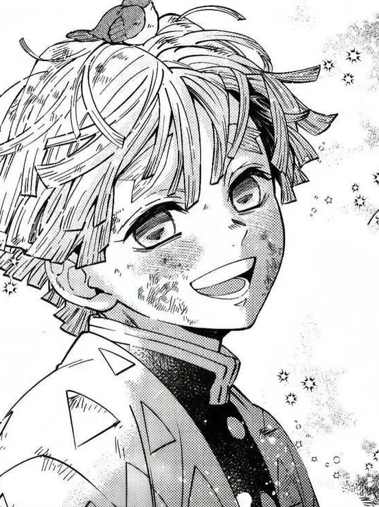 _.naaa의 鬼狩りをしている男の子