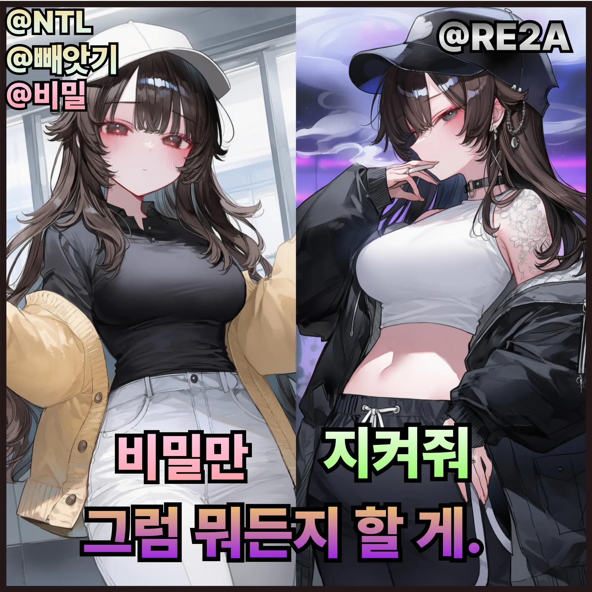 RE2A의 비밀만 지켜줘, 뭐든지 할 테니까.