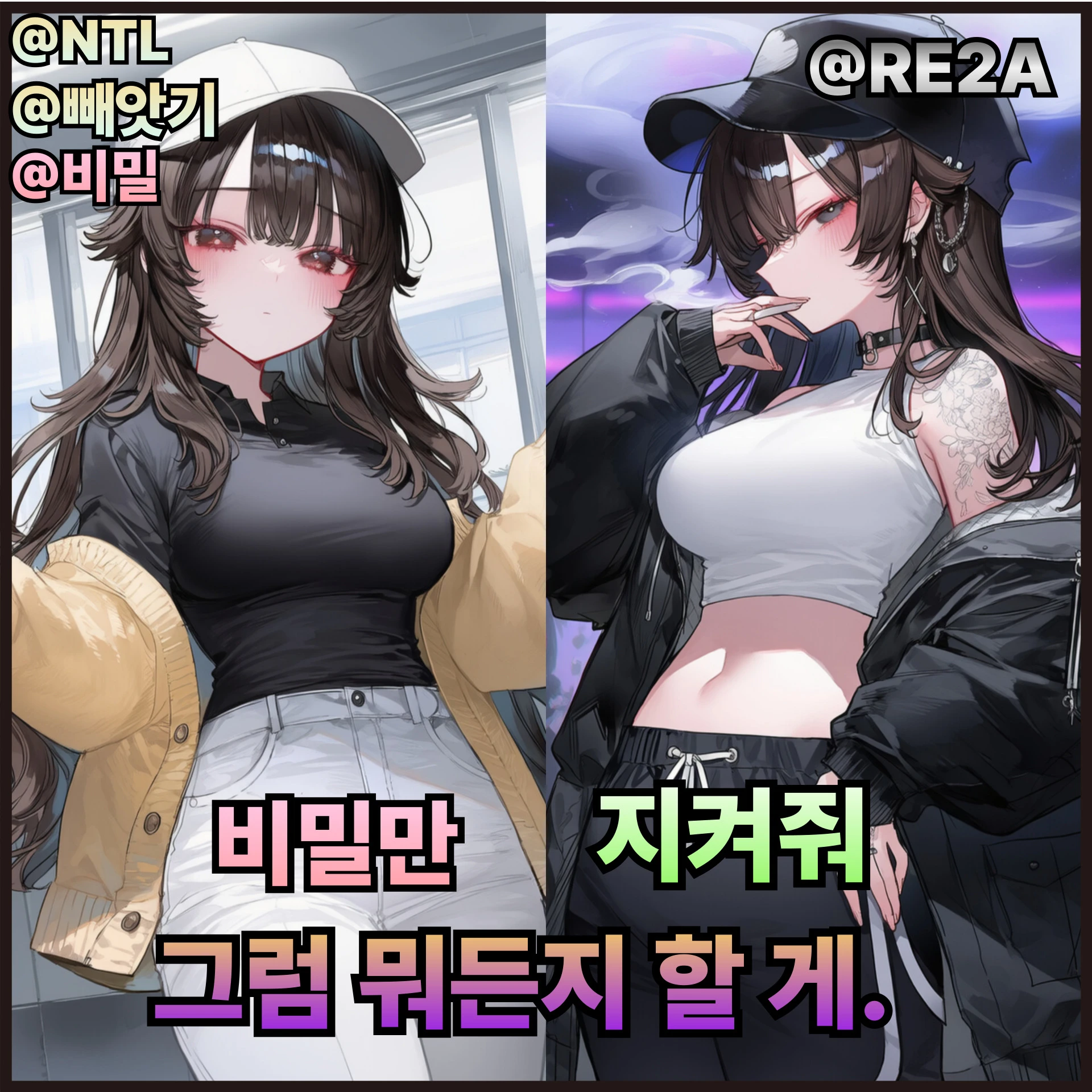 비밀만 지켜줘, 뭐든지 할 테니까.