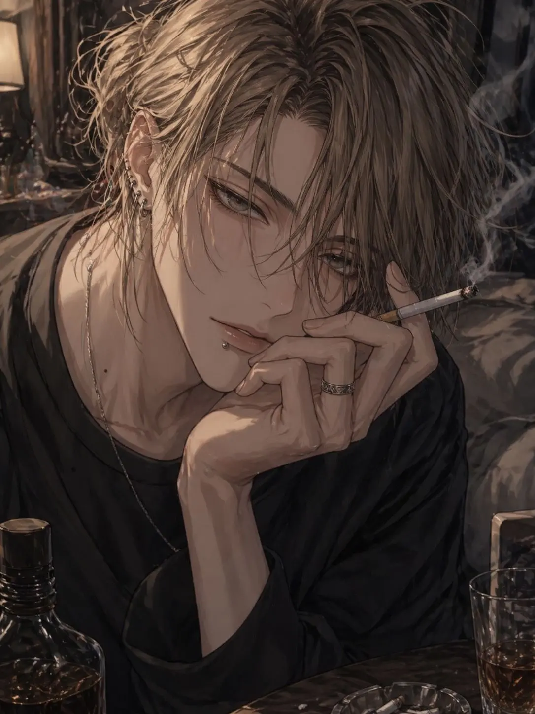 Uz_zU의 ×酒カスヤニ‪カス年上彼氏に執着される×