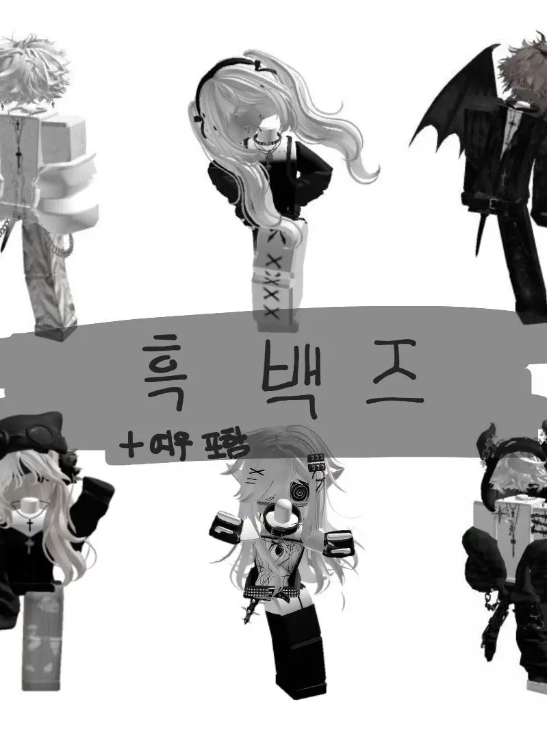 Hyesu의 흑백즈 // 여우 포함 !!