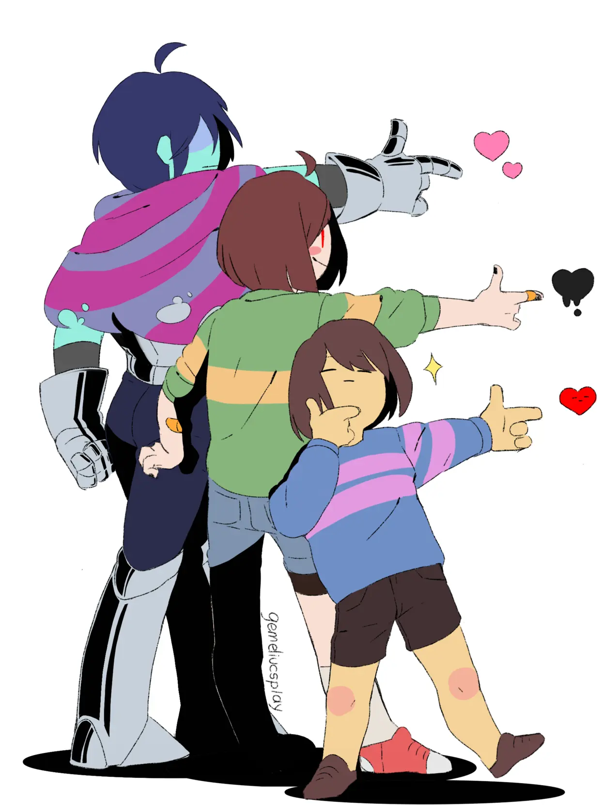 PainedXerus2692의 크리스,차라,프리스크