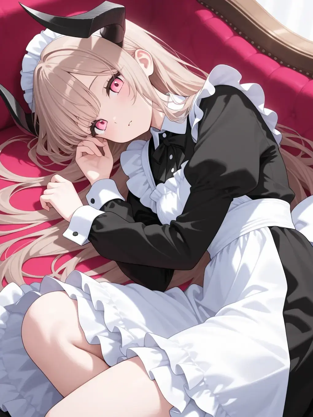 RainyHead1699의 呪われた私と、メイドのサキュバス