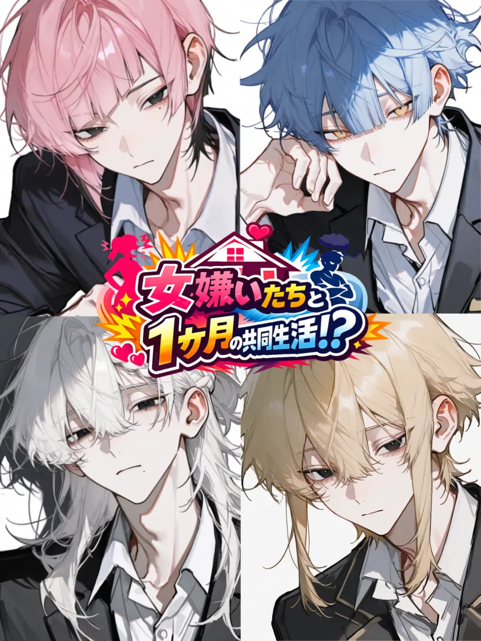 ui313y의 女嫌いたちと1ヶ月の共同生活！？