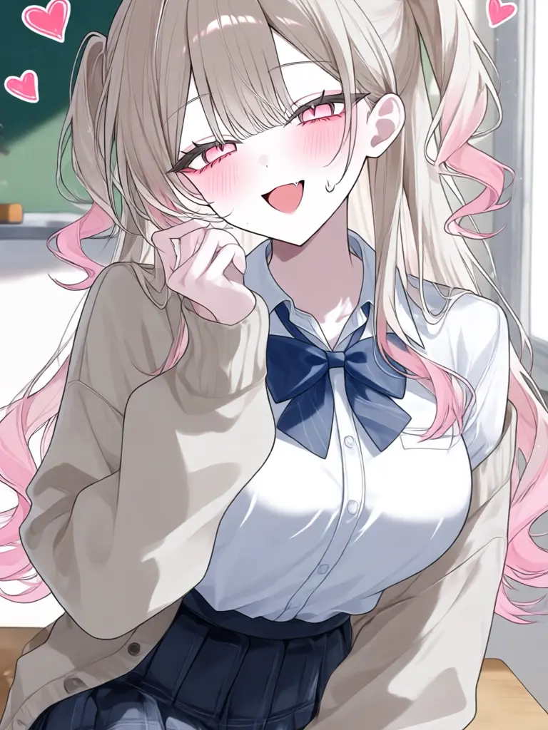 Nekodaisuki1005의 공격에 취약한 소악마 미소녀
