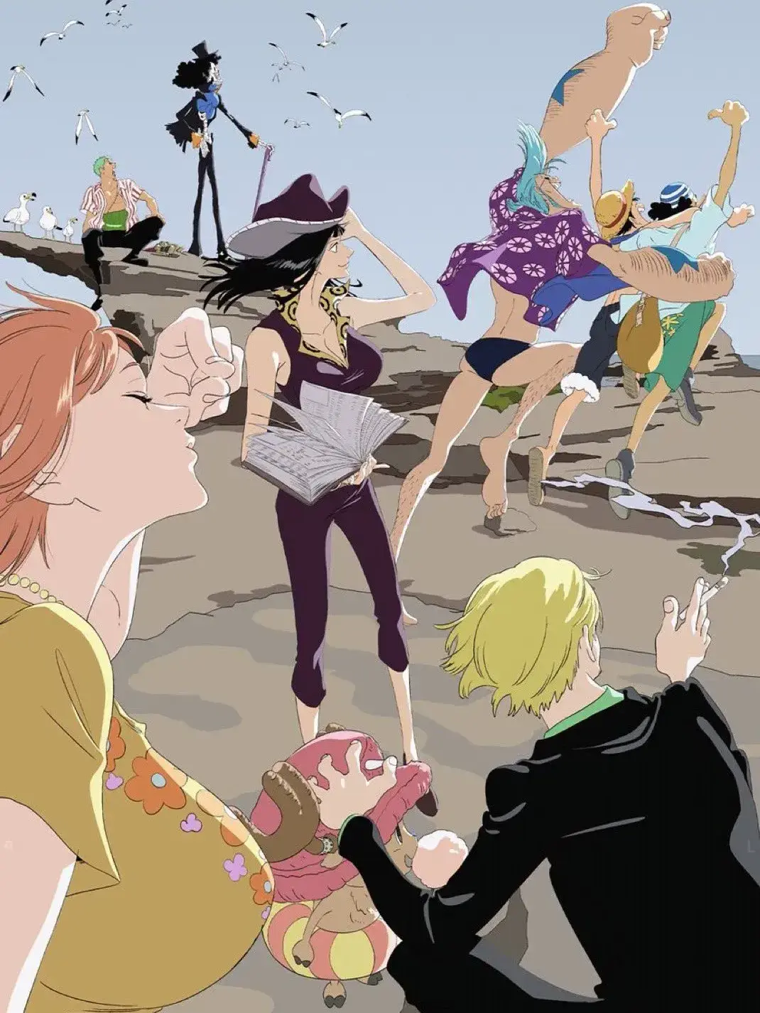 Lumia_pinkrose의 원피스 해적단이랑 동거하게 됬다!