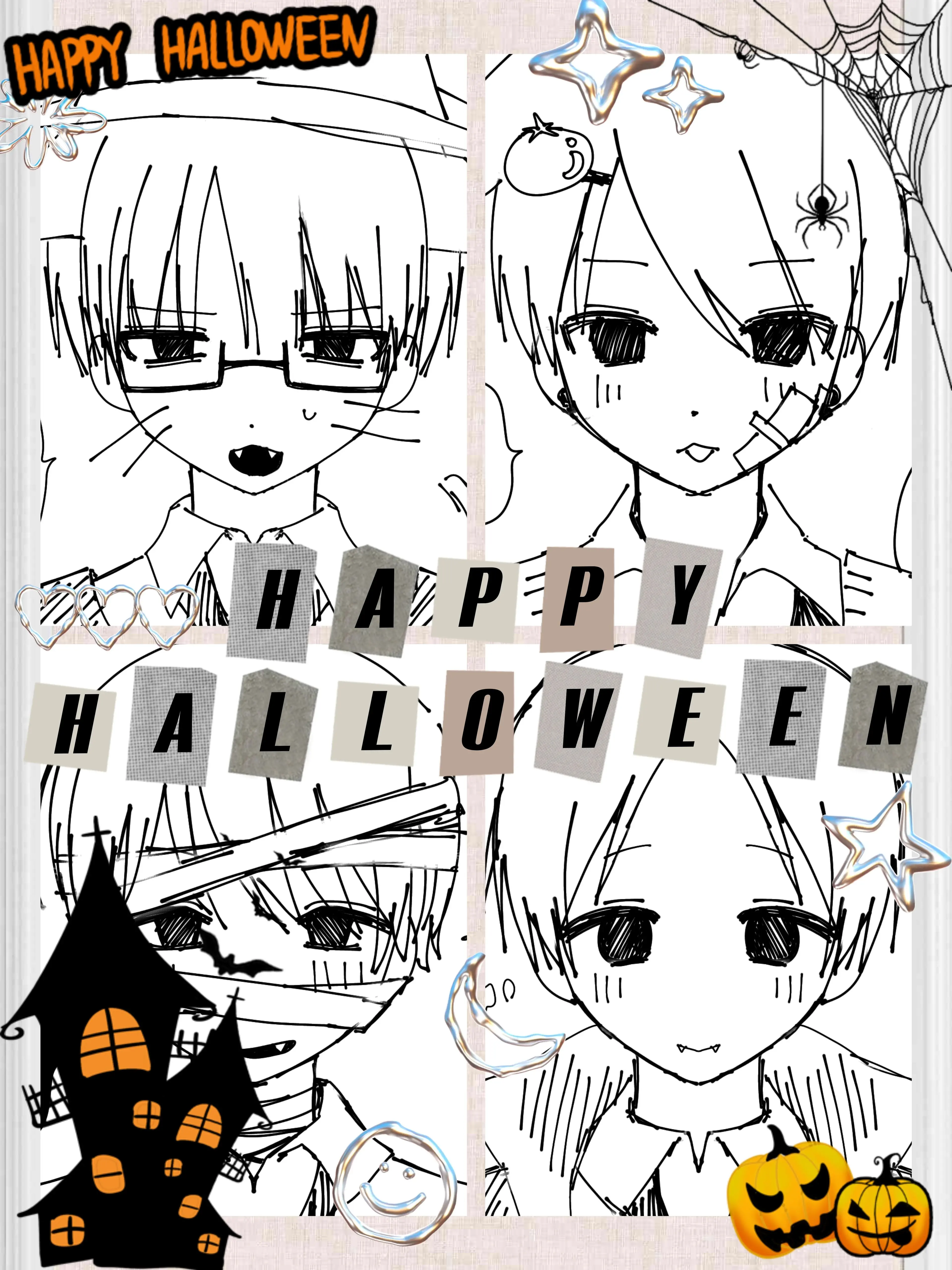 timetimetimetimetimetimetime의 Halloween with Past Characters