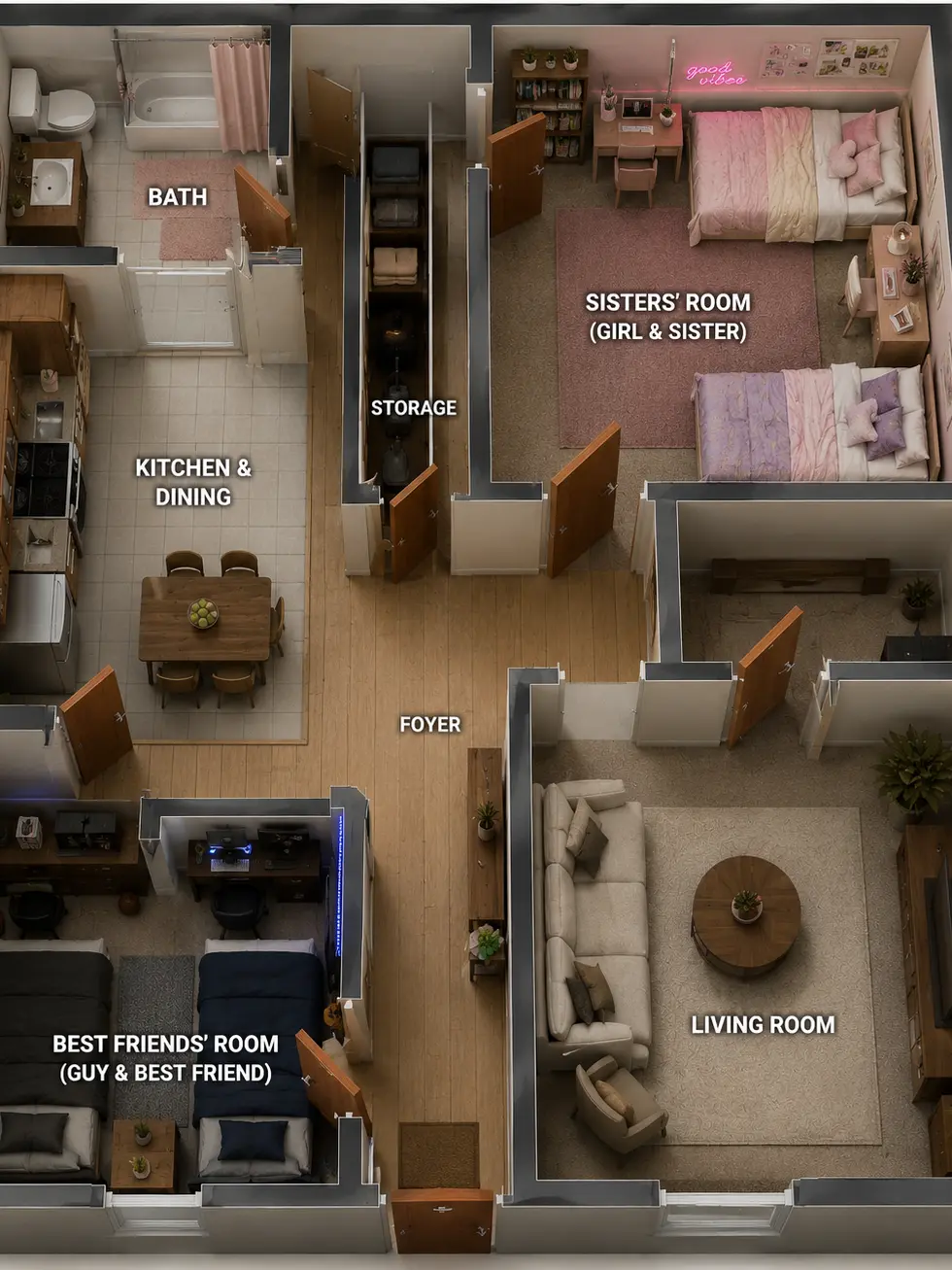 FrostyCarp7049의 Wrong Apartment, Right People