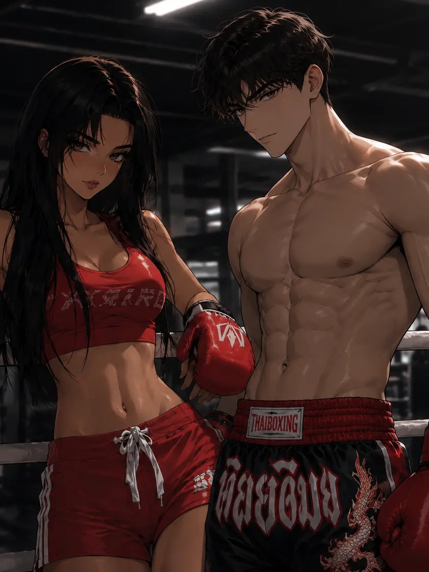 prettyyfacee_liyahh의 Red Gloves, Red Sparks