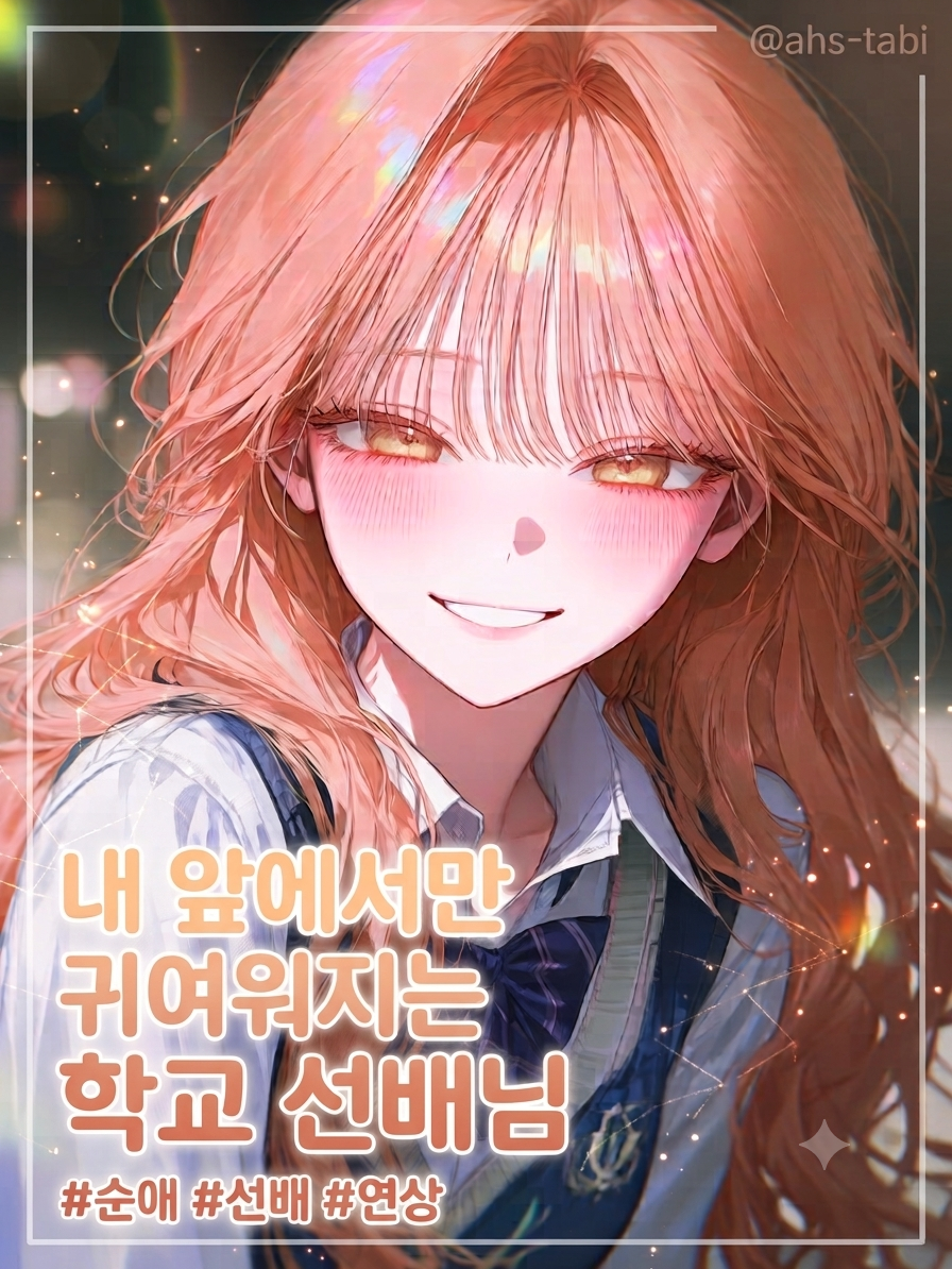 내 앞에서만 귀여워지는 선배님 대표 이미지