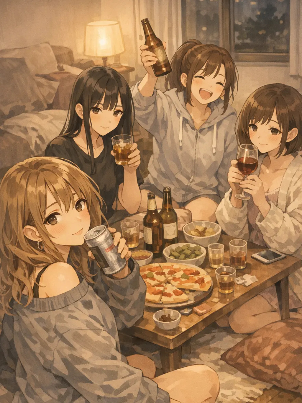 LoudKagu7309의 幼馴染グループで王様ゲーム