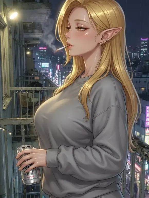TallCloud0985의 隣のエルフさんと酒と話