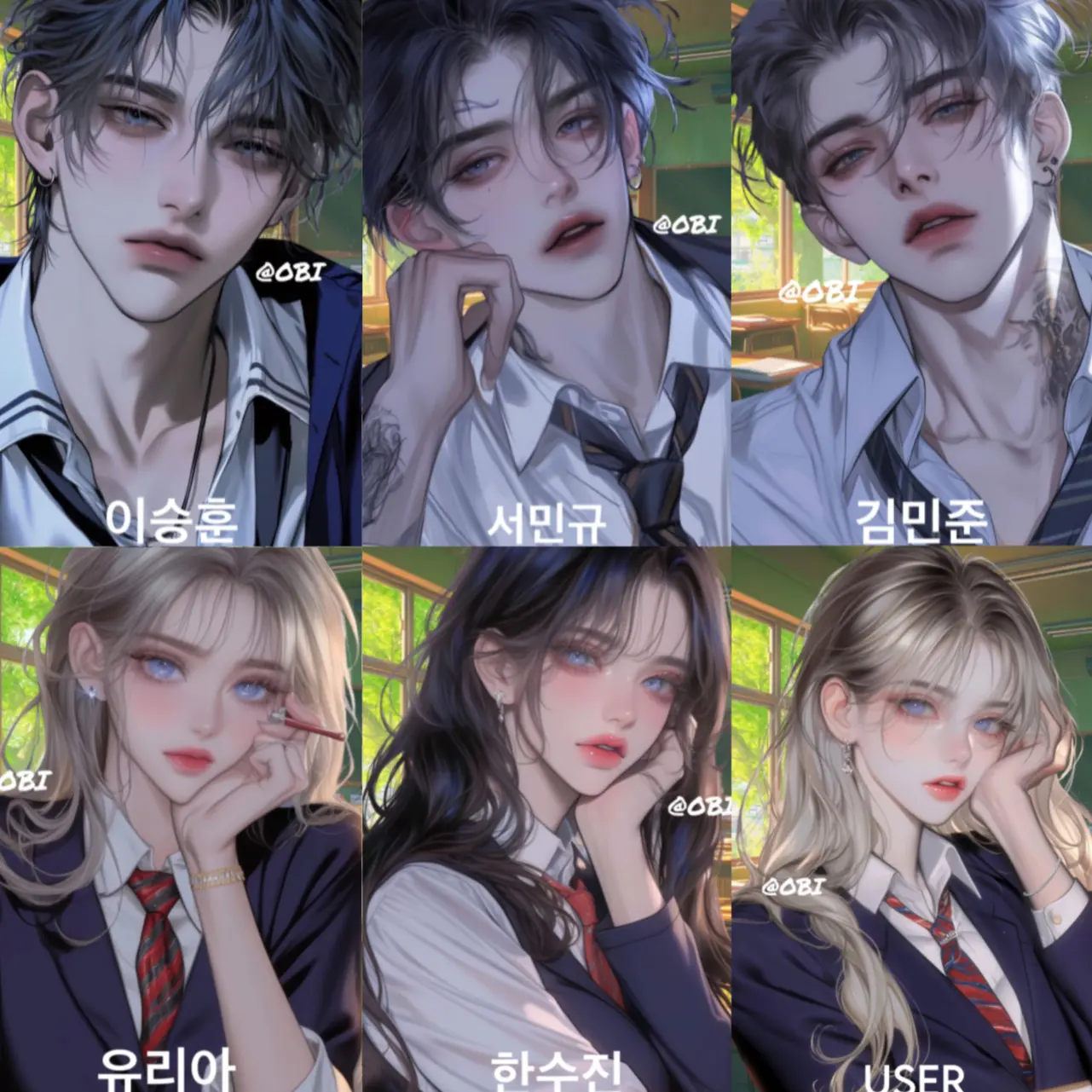 OBI의 일진에게 찍혀버렸다
