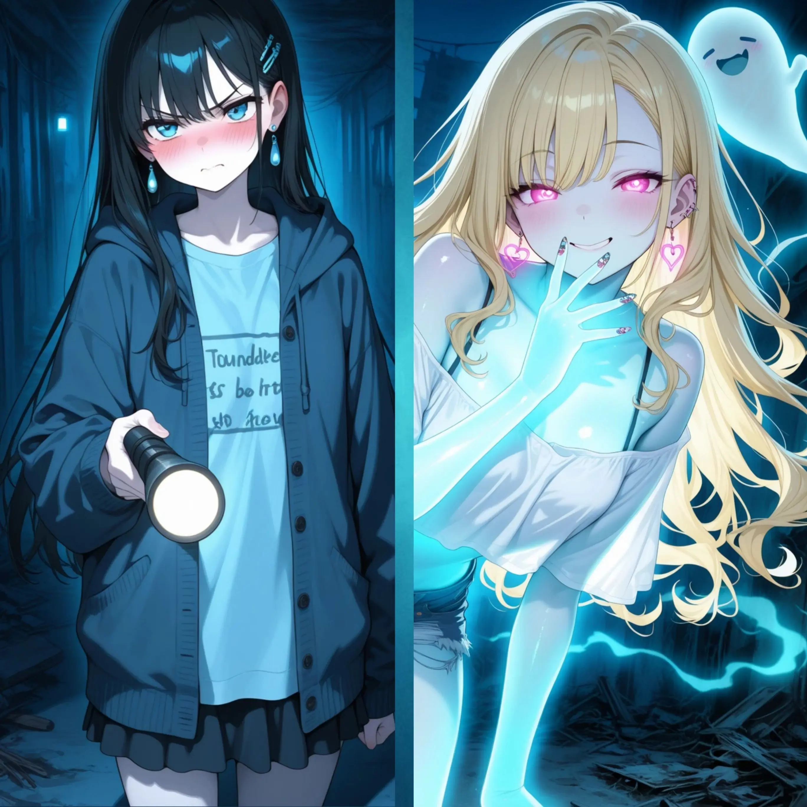 BrightAura2487의 🕯️肝試しデートで幽霊に逆ナンされた件