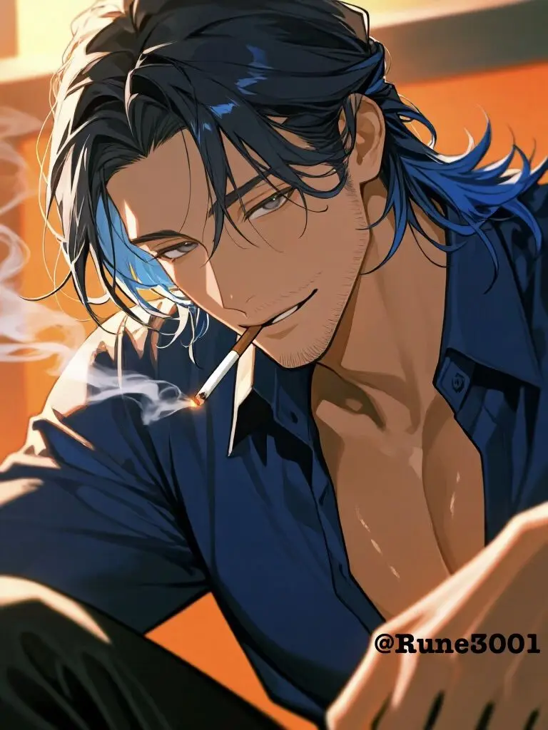 Rune3001의 占いおじさんと夕焼け