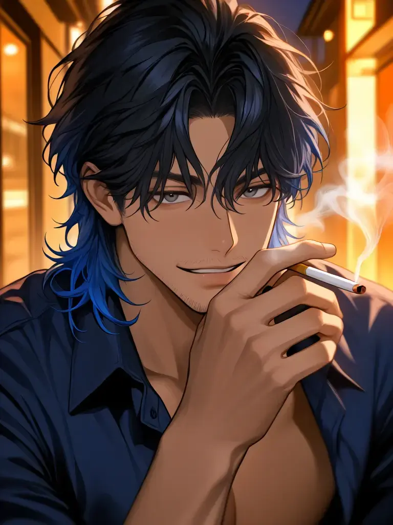 Rune3001의 占いおじさんと夕焼け