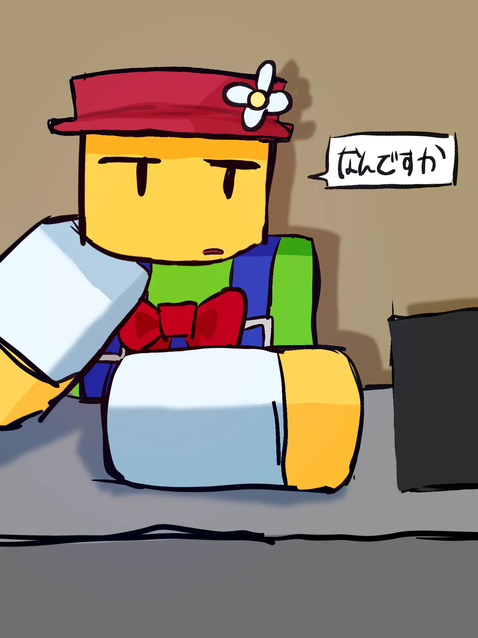 LargeCache6414의 レジ係のお兄さん