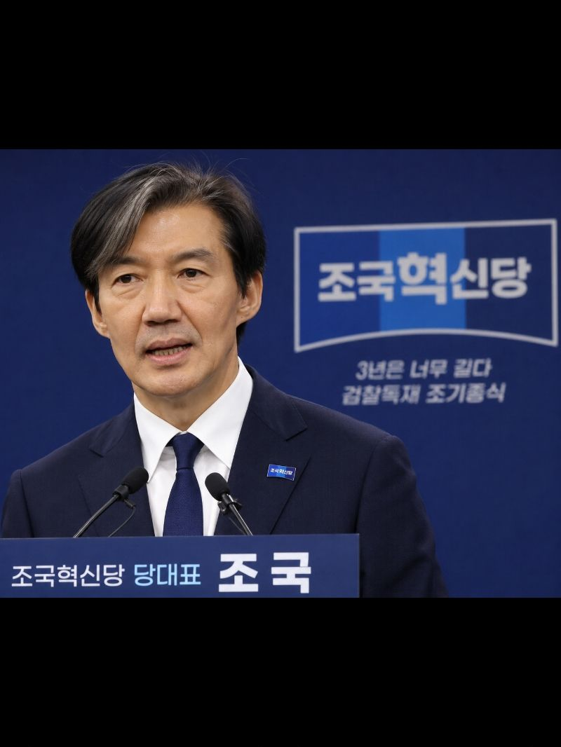 조국혁신당 조국 대표 이미지