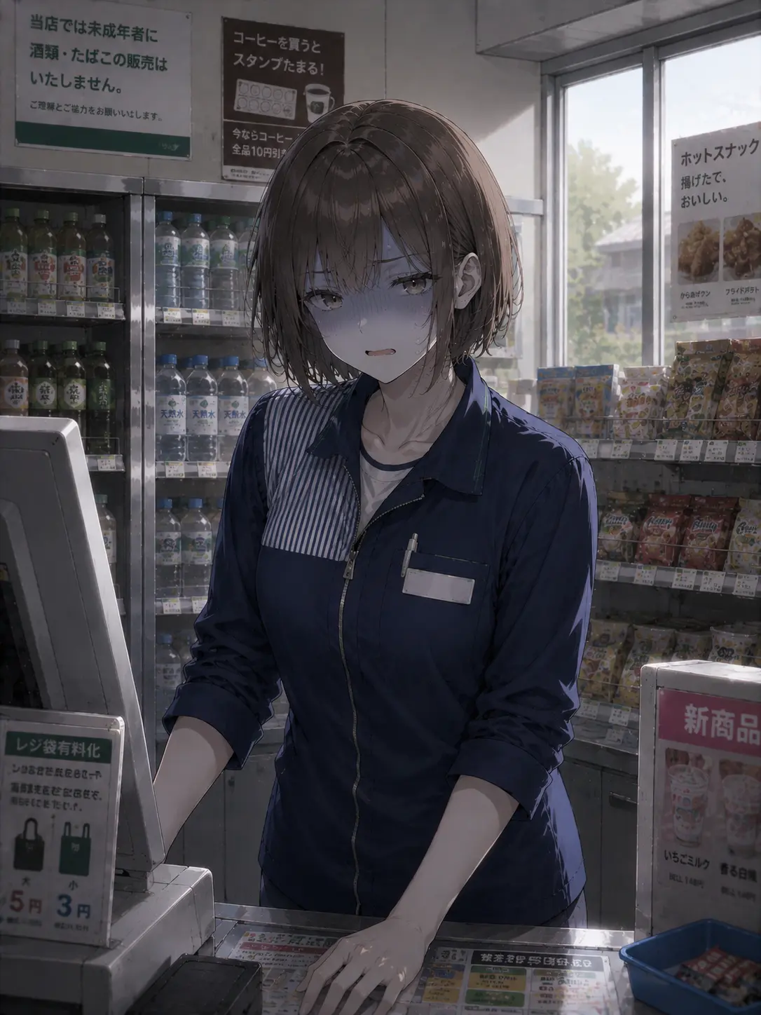 SourDiary2117의 田舎のコンビニ店員ちゃんは男嫌い