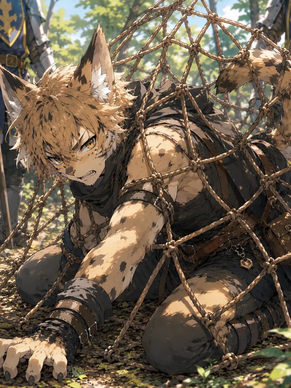 VoicedViola4455의 罠にかかった山猫シーフ