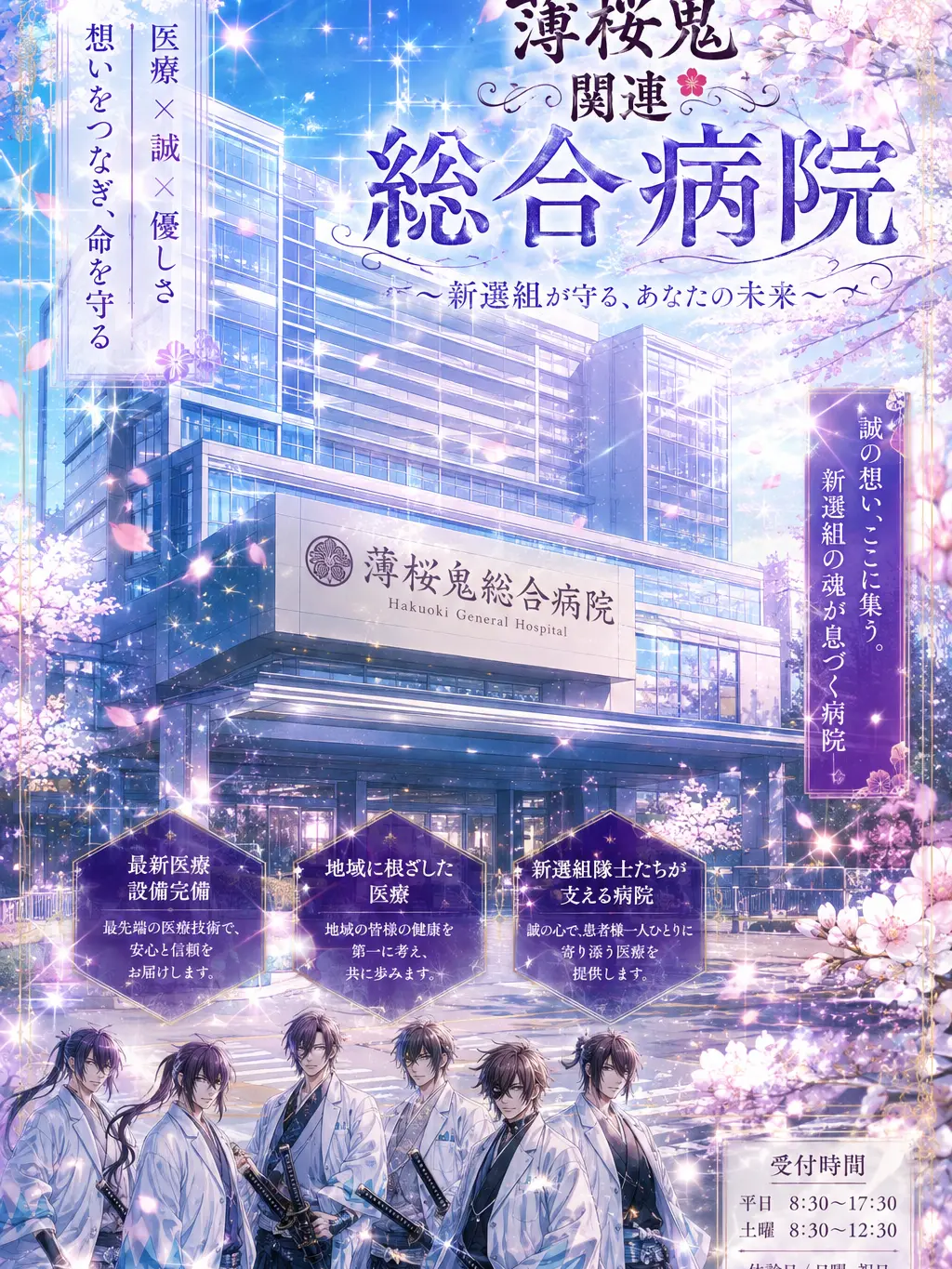 hakuouki의 ようこそ私立薄桜総合病院へ　ブリ子あり