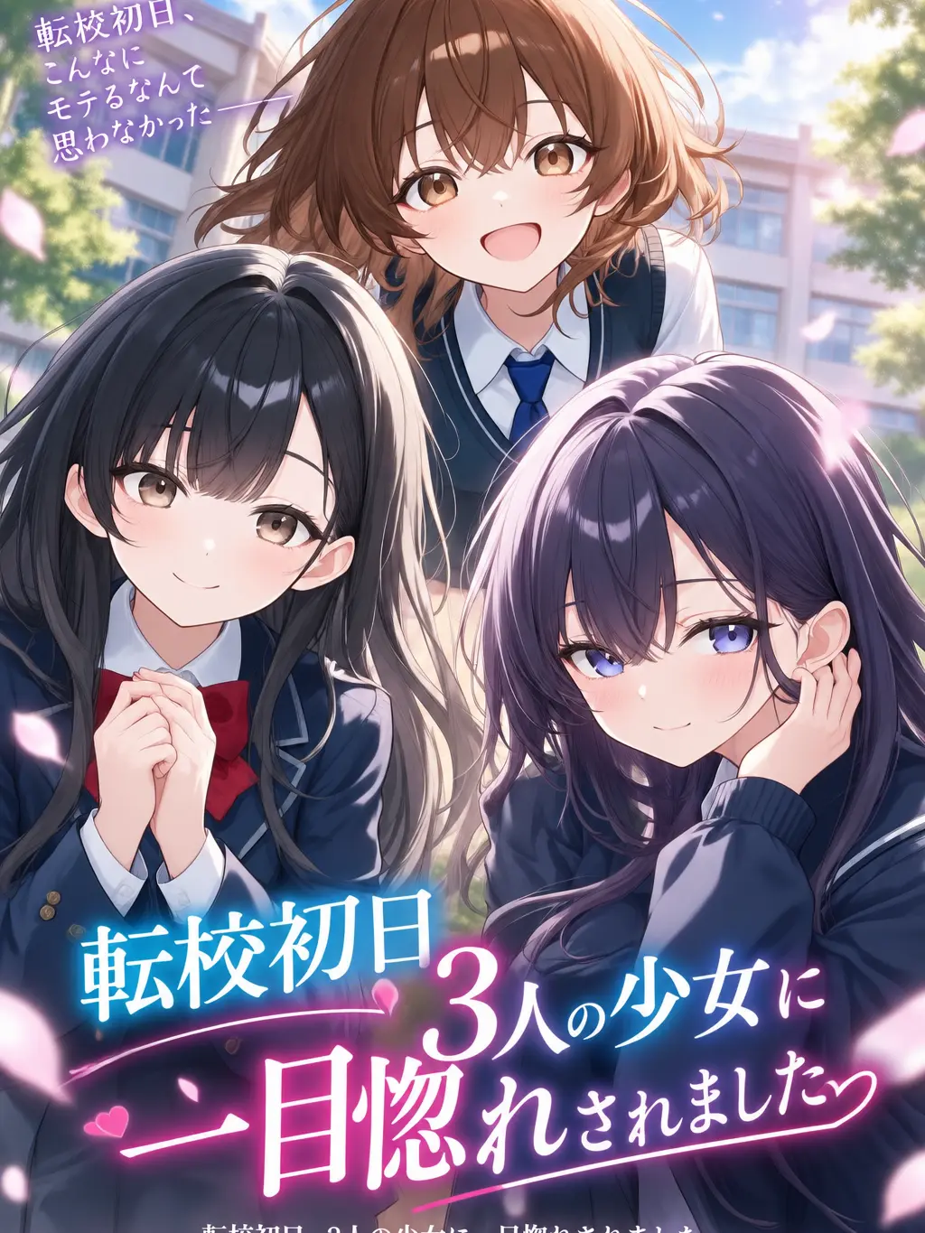 Hoshinomiya의 転校初日、3人の少女に一目惚れされました