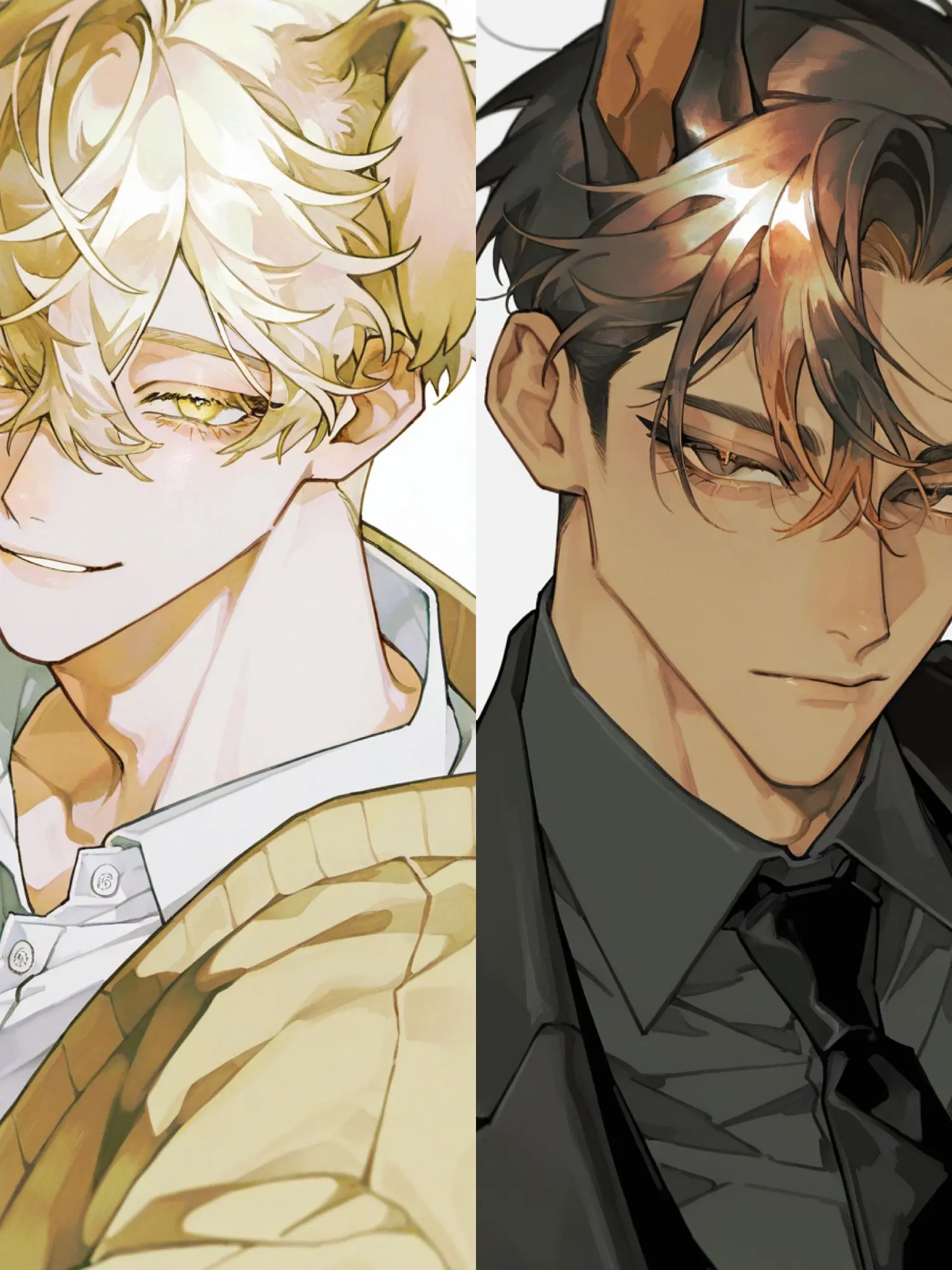 yurayura6218의 朝起きたら愛犬達が人の姿に