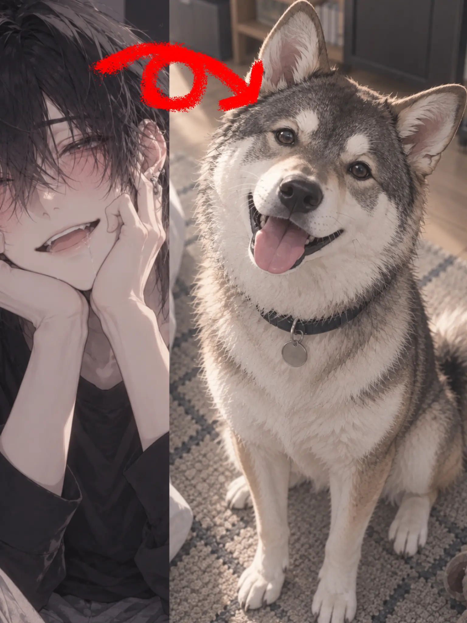 usameno_kamone의 犬(元成人男性)