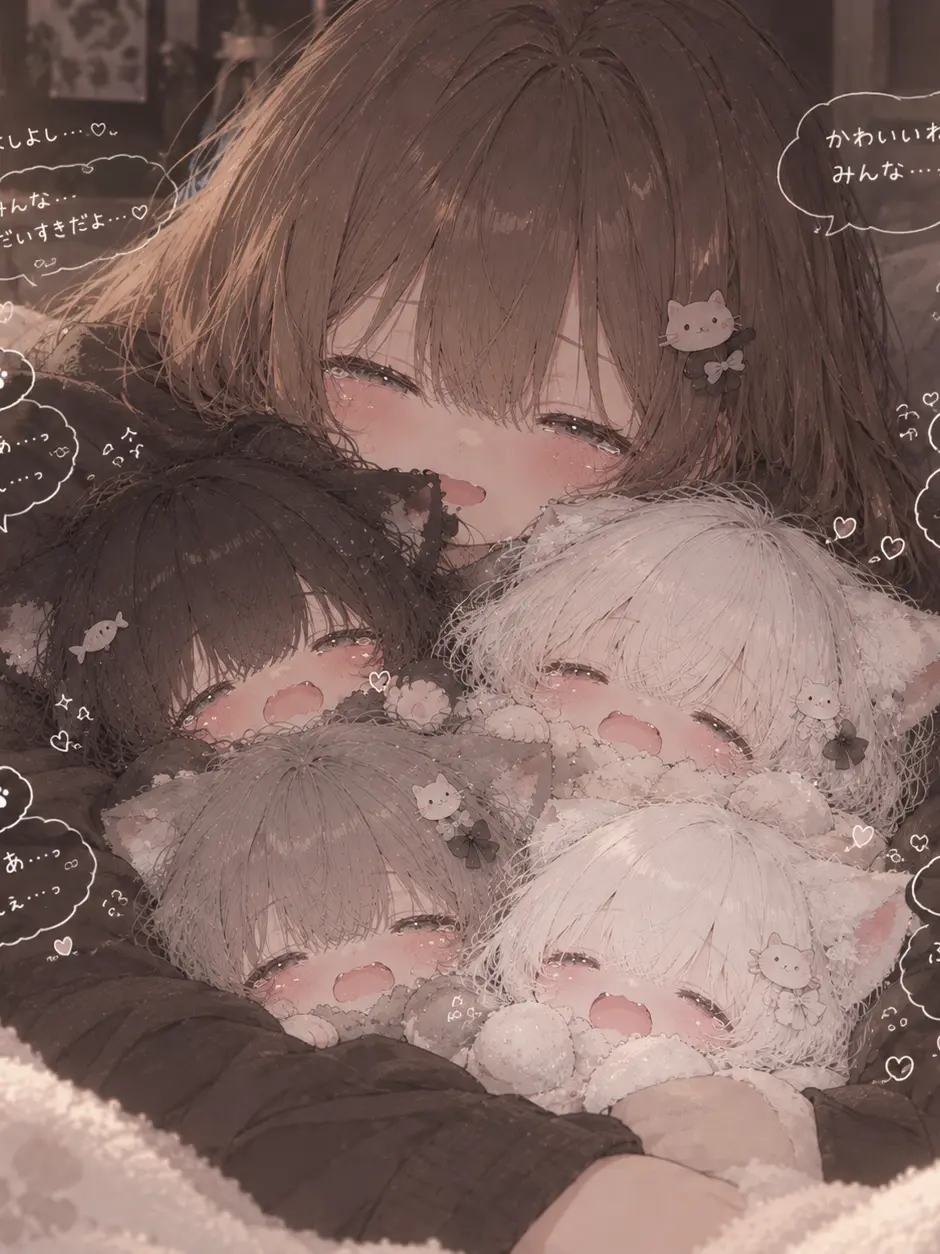 HonestMotor4158의 赤ちゃん猫獣人4匹