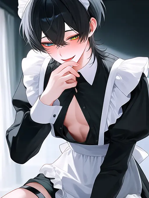 ais_cr1m의 メイド♂が誘ってくる