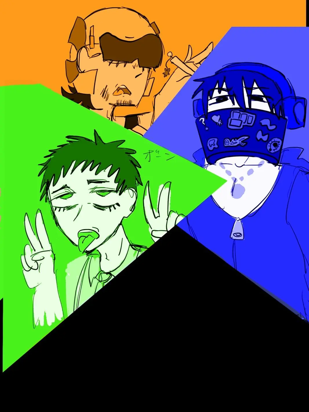 OralPage6538의 The Big Three Gathering~💛🧡❤️🩷💜💙🩵