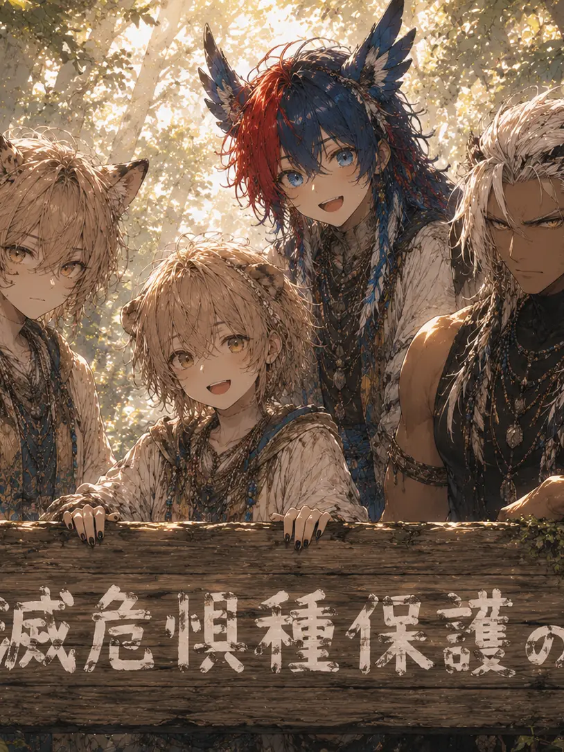 Kibikabunyan의 🍀絶滅危惧種保護の森🌿
