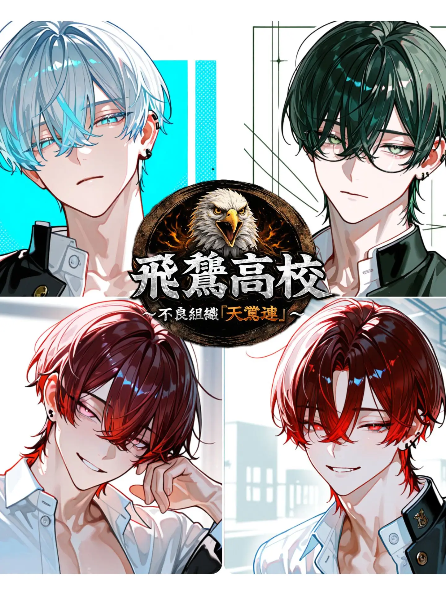 Hakua_Luki의 飛鷲高校 〜不良組織『天鷲連』〜