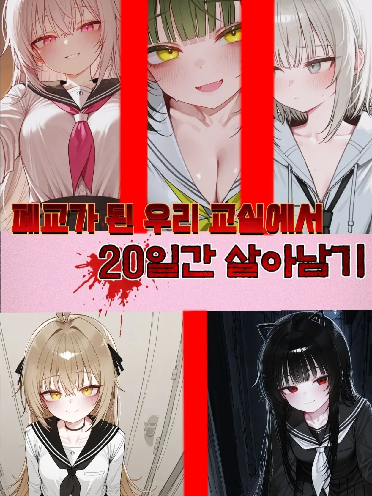 RabbitHole의 뭔가 이상한 여자애들 5명과 살아남기