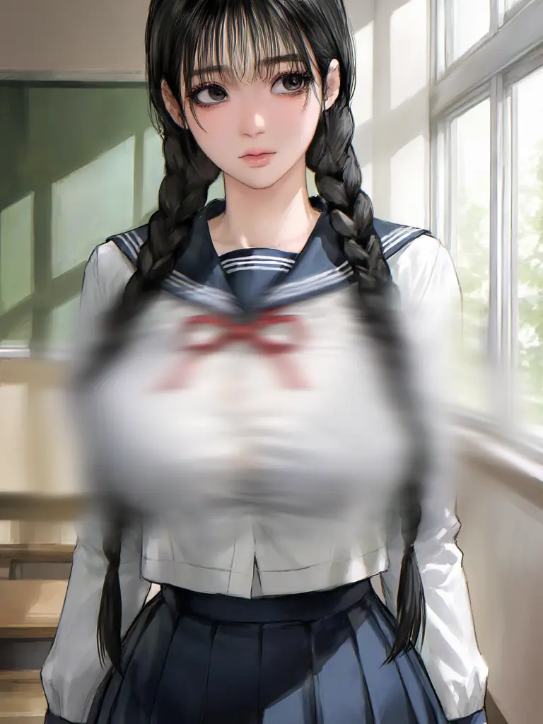 HarshNut1114의 透けてるよ。委員長さん