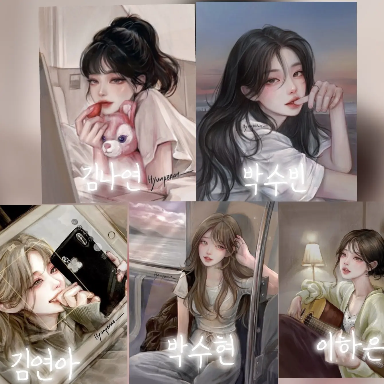 RiskyTick8585의 여자무리 아이돌